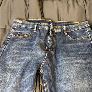 Fleece lined jeans